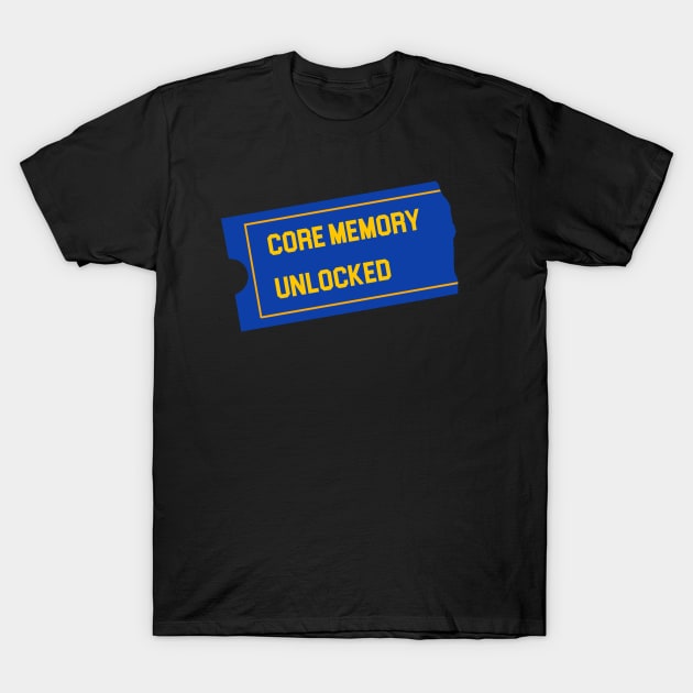 Core Memory Unlocked T-Shirt by Thrill Me Podcast Network